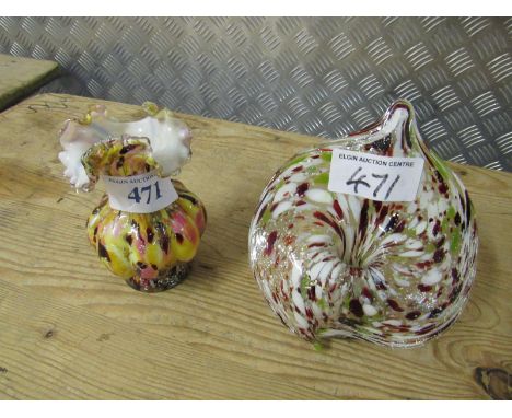  Sale Item:    2 PCS GLASSWARE   Vat Status:   No Vat   Buyers Premium:  This lot is subject to a Buyers Premium of 15% + Vat