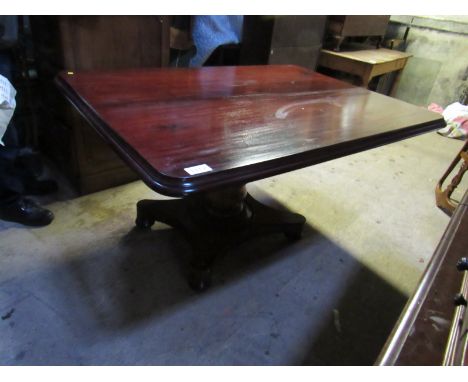  Sale Item:    MAHOGANY PEDESTAL TABLE   Vat Status:   No Vat   Buyers Premium:  This lot is subject to a Buyers Premium of 1