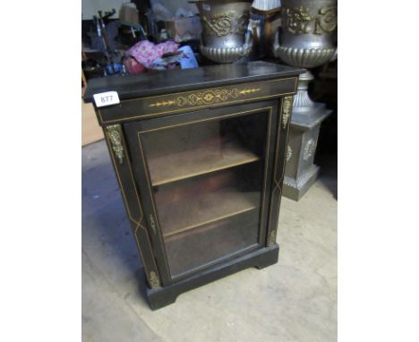  Sale Item:    INLAID DISPLAY CABINET   Vat Status:   No Vat   Buyers Premium:  This lot is subject to a Buyers Premium of 15