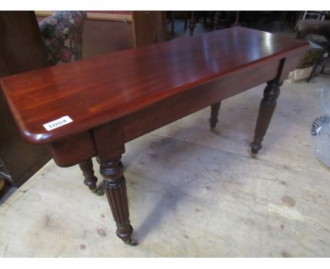  Sale Item:    VICTORIAN MAHOGANY HALL TABLE   Vat Status:   No Vat   Buyers Premium:  This lot is subject to a Buyers Premiu