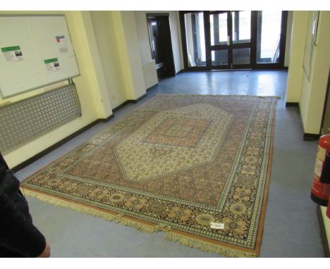 Sale Item:    SUPER KASHAN RUG 13' X 9'   Vat Status:   No Vat   Buyers Premium:  This lot is subject to a Buyers Premium of