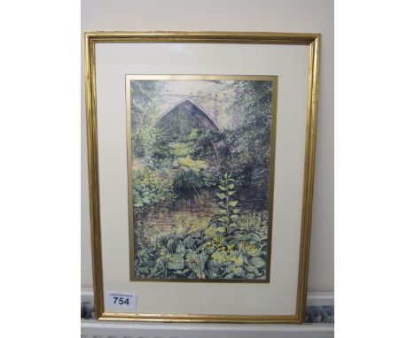  Sale Item:    P REITH W C PAINTING BRIDGE SCENE1887  Vat Status:   No Vat   Buyers Premium:  This lot is subject to a Buyers