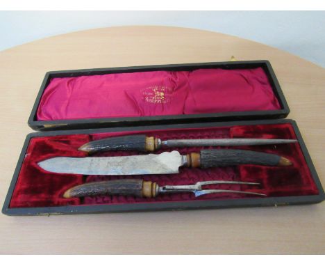  Sale Item:    CASED CARVING SET (AF)   Vat Status:   No Vat   Buyers Premium:  This lot is subject to a Buyers Premium of 15