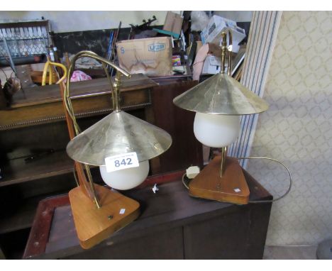  Sale Item:    PAIR DECO LAMPS   Vat Status:   No Vat   Buyers Premium:  This lot is subject to a Buyers Premium of 15% + Vat