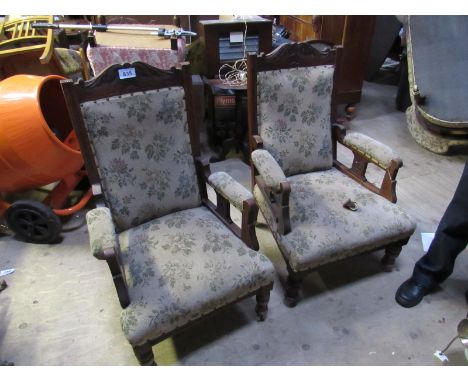  Sale Item:    PAIR PARLOUR CHAIRS (AF)   Vat Status:   No Vat   Buyers Premium:  This lot is subject to a Buyers Premium of 