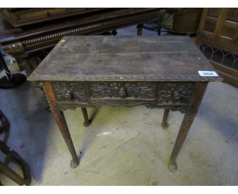  Sale Item:    OAK HALL TABLE (AF)   Vat Status:   No Vat   Buyers Premium:  This lot is subject to a Buyers Premium of 15% +