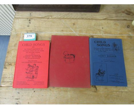  Sale Item:    3 VINTAGE CHILDS SONG BOOKS   Vat Status:   No Vat   Buyers Premium:  This lot is subject to a Buyers Premium 