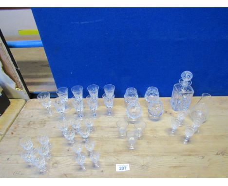  Sale Item:    CRYSTAL DECANTER & GLASSES   Vat Status:   No Vat   Buyers Premium:  This lot is subject to a Buyers Premium o