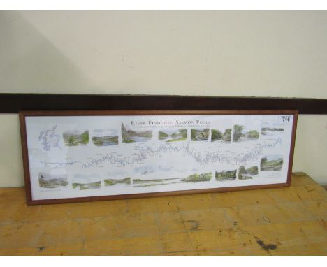  Sale Item:    FRAMED FINDHORN RIVER MAP   Vat Status:   No Vat   Buyers Premium:  This lot is subject to a Buyers Premium of