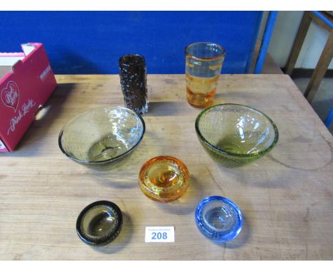  Sale Item:    7 PCS WHITEFRIARS GLASS   Vat Status:   No Vat   Buyers Premium:  This lot is subject to a Buyers Premium of 1