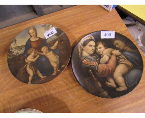  Sale Item:    PAIR RAFFAELLO PLAQUES (AF)   Vat Status:   No Vat   Buyers Premium:  This lot is subject to a Buyers Premium 