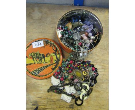  Sale Item:    TIN COSTUME JEWELLERY (AF)   Vat Status:   No Vat   Buyers Premium:  This lot is subject to a Buyers Premium o