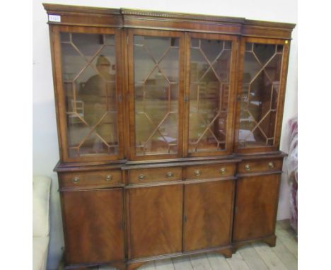  Sale Item:    BREAKFRONT BOOKCASE   Vat Status:   No Vat   Buyers Premium:  This lot is subject to a Buyers Premium of 15% +