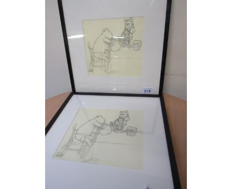  Sale Item:    PAIR WINNIE THE POO & FRIENDS PRINTS  Vat Status:   No Vat   Buyers Premium:  This lot is subject to a Buyers 