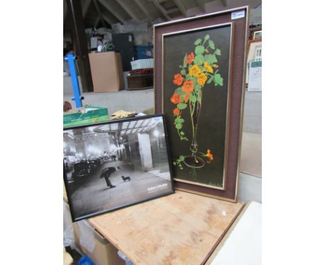  Sale Item:    2 PRINTS SAVOY LONDON & FLOWERS (AF)  Vat Status:   No Vat   Buyers Premium:  This lot is subject to a Buyers 