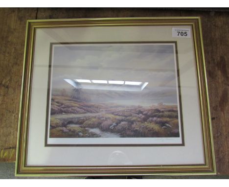  Sale Item:    WENDY REEVES PRINT SHEPHERD & SHEEP  Vat Status:   No Vat   Buyers Premium:  This lot is subject to a Buyers P