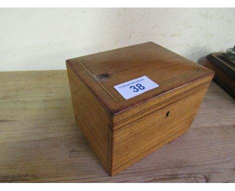  Sale Item:    INLAID MAHOGANY CIGAR BOX (AF)   Vat Status:   No Vat   Buyers Premium:  This lot is subject to a Buyers Premi