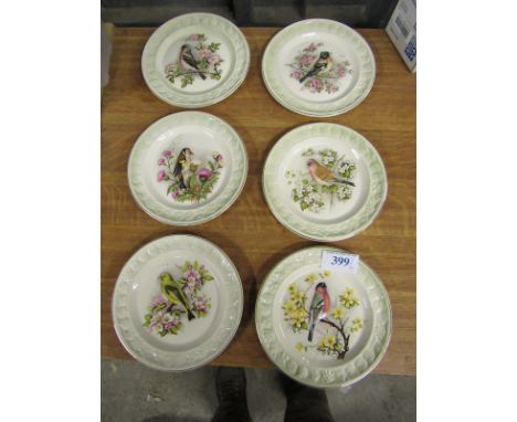  Sale Item:    6 BIRD PALISSY ROYAL WORCESTER PLATES (AF)  Vat Status:   No Vat   Buyers Premium:  This lot is subject to a B