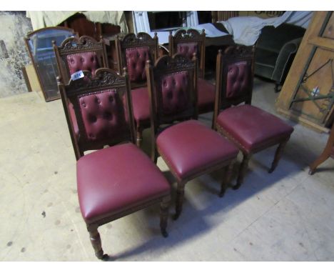  Sale Item:    6 OAK DINING CHAIRS   Vat Status:   No Vat   Buyers Premium:  This lot is subject to a Buyers Premium of 15% +