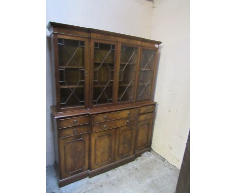  Sale Item:    MAHOGANY SECRETAIRE BOOKCASE   Vat Status:   No Vat   Buyers Premium:  This lot is subject to a Buyers Premium