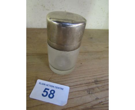  Sale Item:    SILVER TOPPED BOTTLE (AF)   Vat Status:   No Vat   Buyers Premium:  This lot is subject to a Buyers Premium of