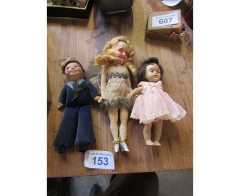  Sale Item:    BOX- 3 DOLLS (AF)   Vat Status:   No Vat   Buyers Premium:  This lot is subject to a Buyers Premium of 15% + V