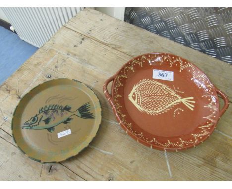  Sale Item:    2 FISH PLATES   Vat Status:   No Vat   Buyers Premium:  This lot is subject to a Buyers Premium of 15% + Vat @