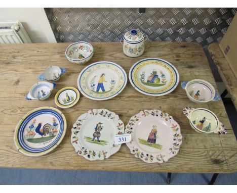  Sale Item:    BOX QUIMPERWARE ETC (AF)   Vat Status:   No Vat   Buyers Premium:  This lot is subject to a Buyers Premium of 