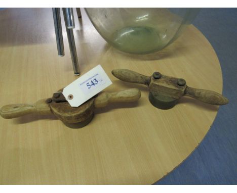  Sale Item:    2 BISCUIT CUTTERS   Vat Status:   No Vat   Buyers Premium:  This lot is subject to a Buyers Premium of 15% + V