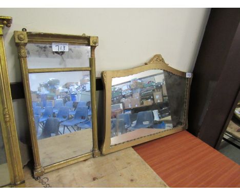  Sale Item:    2 GILT FRAMED MIRRORS (AF)   Vat Status:   No Vat   Buyers Premium:  This lot is subject to a Buyers Premium o