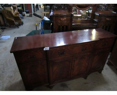  Sale Item:    MAHOGANY SIDEBOARD   Vat Status:   No Vat   Buyers Premium:  This lot is subject to a Buyers Premium of 15% + 