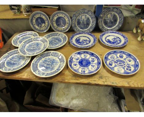  Sale Item:    BOX BLUE & WHITE WARE PLATES   Vat Status:   No Vat   Buyers Premium:  This lot is subject to a Buyers Premium