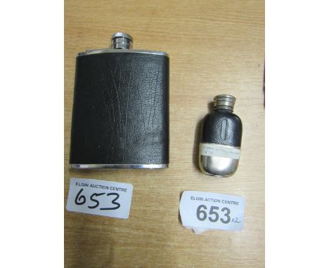  Sale Item:    2 HIP FLASKS (AF)   Vat Status:   No Vat   Buyers Premium:  This lot is subject to a Buyers Premium of 15% + V