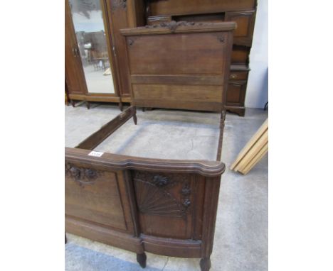  Sale Item:    OAK CARVED BED   Vat Status:   No Vat   Buyers Premium:  This lot is subject to a Buyers Premium of 15% + Vat 
