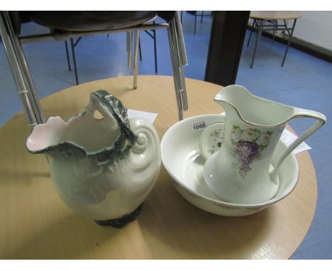  Sale Item:    EWER & BASIN EWER ETC   Vat Status:   No Vat   Buyers Premium:  This lot is subject to a Buyers Premium of 15%