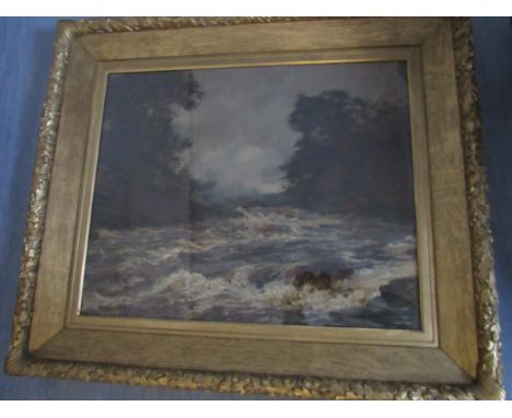  Sale Item:    ARCHIBALD KAY OIL PAINTING ON THE DOCHART  Vat Status:   No Vat   Buyers Premium:  This lot is subject to a Bu