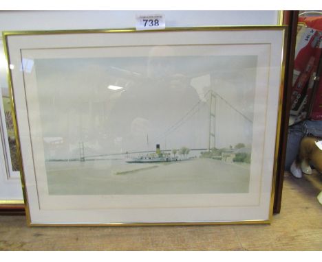  Sale Item:    PRINT QUEENSBERRY BRIDGE EDINBURGH  Vat Status:   No Vat   Buyers Premium:  This lot is subject to a Buyers Pr