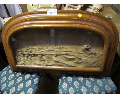  Sale Item:    WOOD CARVING SHIP RESCUE 1860 G ROBERTSON (AF)  Vat Status:   No Vat   Buyers Premium:  This lot is subject to