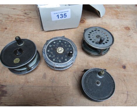  Sale Item:    BOX 4 FISHING REELS   Vat Status:   No Vat   Buyers Premium:  This lot is subject to a Buyers Premium of 15% +