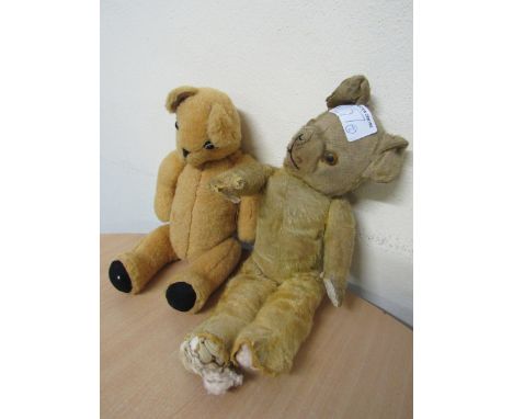  Sale Item:    2 TEDDY BEARS (AF)   Vat Status:   No Vat   Buyers Premium:  This lot is subject to a Buyers Premium of 15% + 