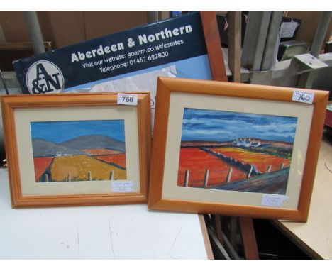  Sale Item:    2 PAINTINGS STRATHBOGIE & THE STEADING BY P BINGHAM  Vat Status:   No Vat   Buyers Premium:  This lot is subje