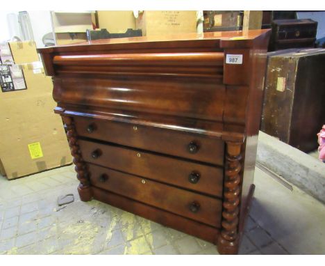  Sale Item:    MAHOGANY O G CHEST (AF)   Vat Status:   No Vat   Buyers Premium:  This lot is subject to a Buyers Premium of 1