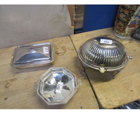  Sale Item:    E P ENTREE DISHES & BOWL   Vat Status:   No Vat   Buyers Premium:  This lot is subject to a Buyers Premium of 