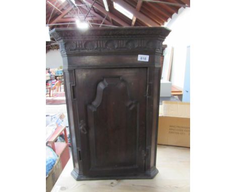  Sale Item:    OAK CORNER CABINET (AF)   Vat Status:   No Vat   Buyers Premium:  This lot is subject to a Buyers Premium of 1