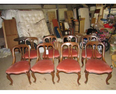  Sale Item:    8 OAK DINING CHAIRS   Vat Status:   No Vat   Buyers Premium:  This lot is subject to a Buyers Premium of 15% +