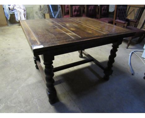  Sale Item:    OAK B T PULL OUT DINING TABLE   Vat Status:   No Vat   Buyers Premium:  This lot is subject to a Buyers Premiu