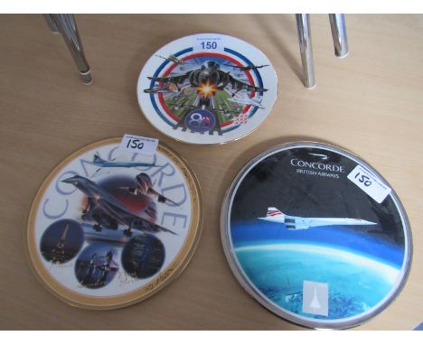  Sale Item:    2 CONCORDE PLATES & ROYAL DOULTON PLATE  Vat Status:   No Vat   Buyers Premium:  This lot is subject to a Buye