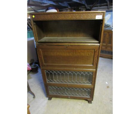  Sale Item:    OAK STACKING BOOKCASE (AF)   Vat Status:   No Vat   Buyers Premium:  This lot is subject to a Buyers Premium o