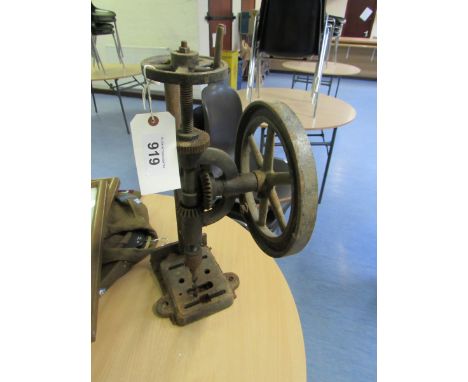  Sale Item:    PILLAR DRILL STAND   Vat Status:   No Vat   Buyers Premium:  This lot is subject to a Buyers Premium of 15% + 