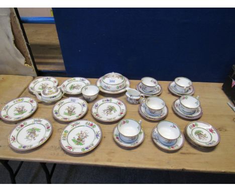  Sale Item:    COPELAND SPODE OLD BOW BREAKFAST SET  Vat Status:   No Vat   Buyers Premium:  This lot is subject to a Buyers 